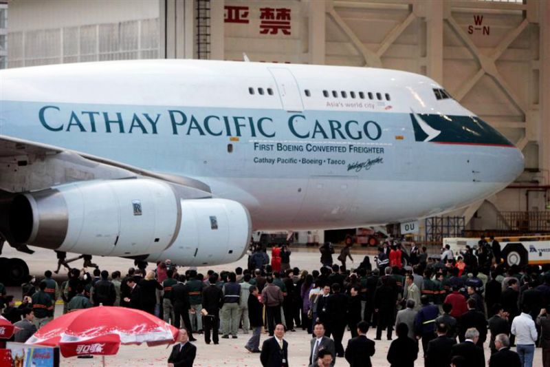 Cathay Pacific Cargo Boeing 747-400BCF B-HUS