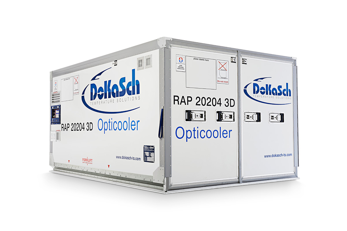 DoKasch temperature controlled shipment container