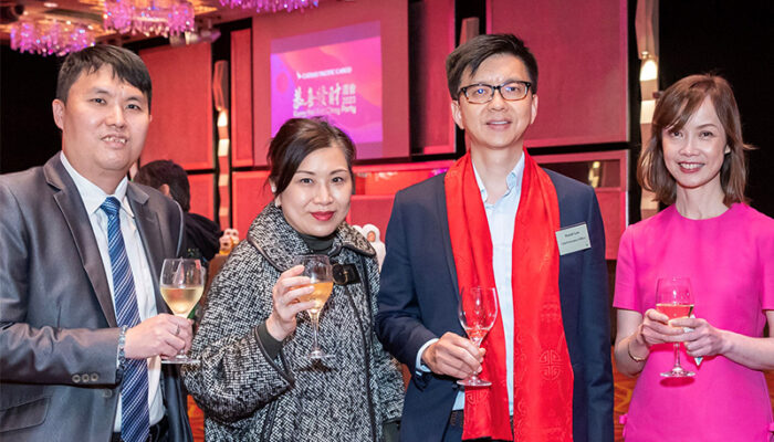(l–r) IATA’s Aviation Industry Analyst, Hong Kong and Macao Kit Lam and General Manager Hong Kong and Macau Yvonne Ho, with Cathay’s Ronald Lam and Lavinia Lau